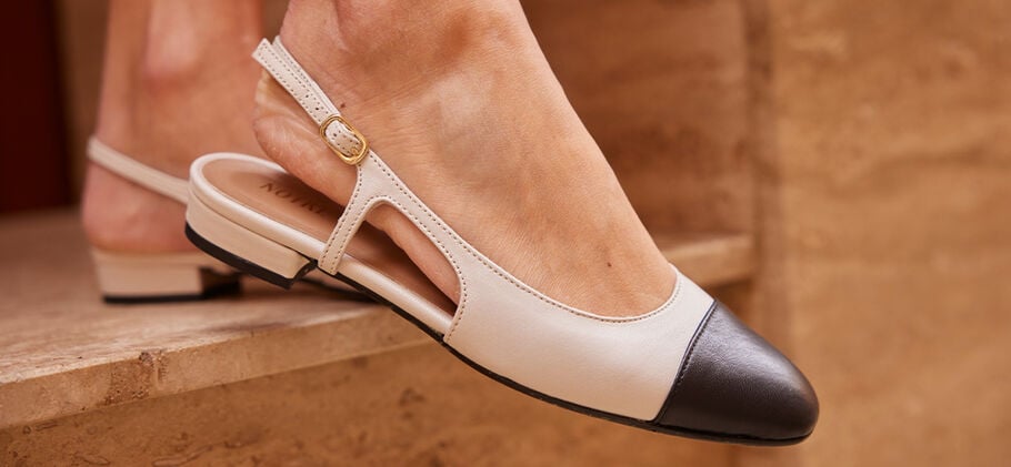 Slingbacks met een hakje, zo combineer je ze