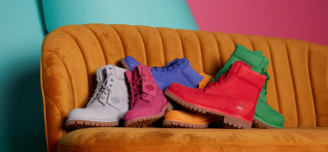 Different color timbs discount
