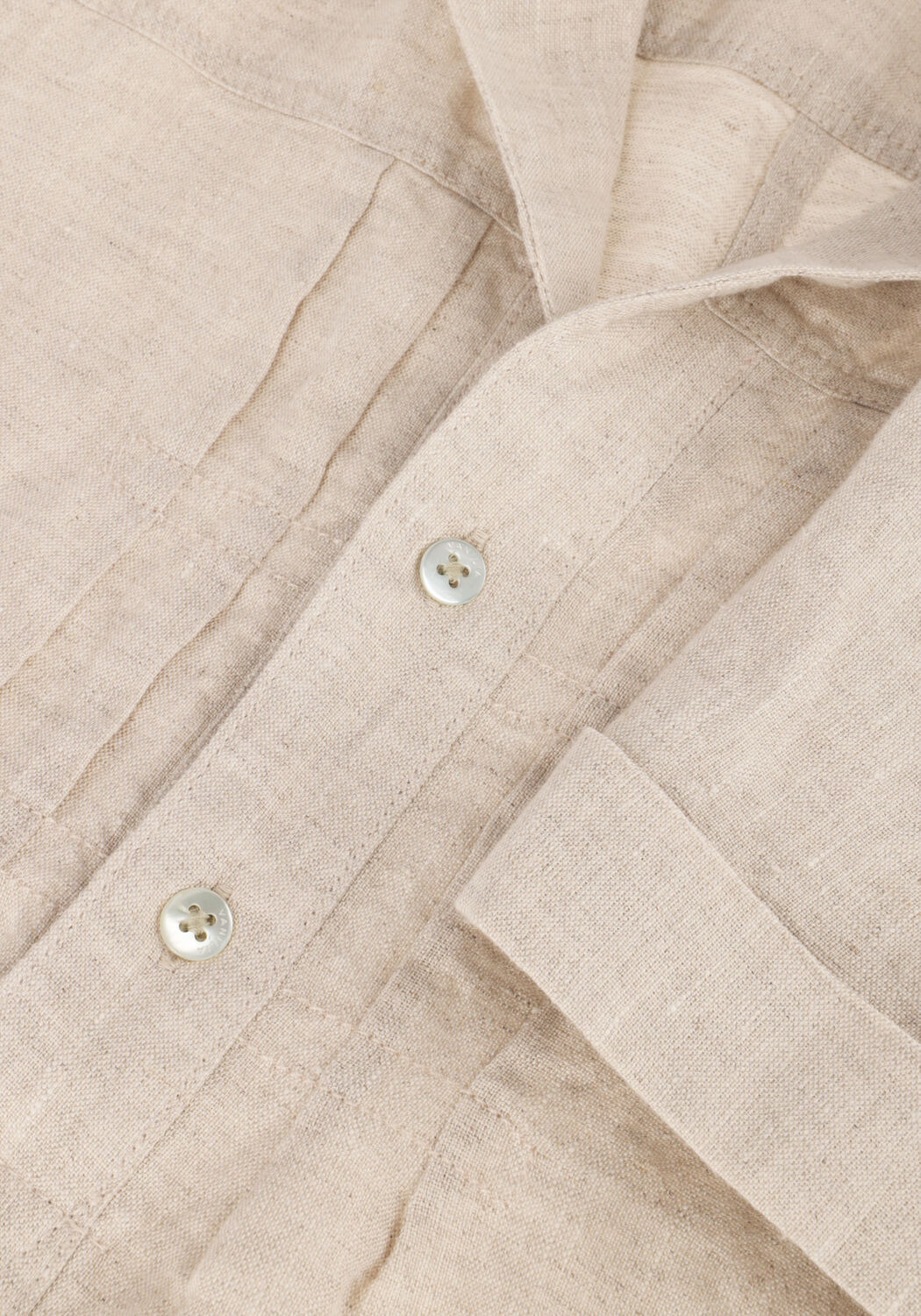 Zand VANILIA Blouses LINEN FITTED TOP - large