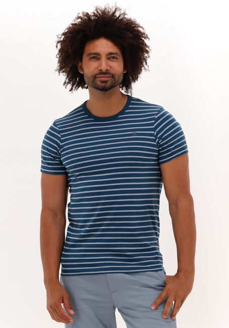 Blauwe G-STAR RAW T-shirt STRIPE SLIM R T - large