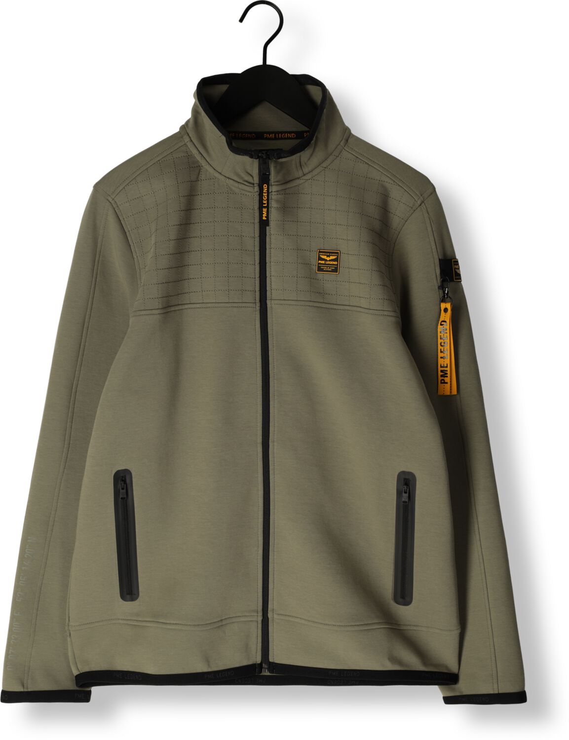 PME LEGEND Heren Truien & Vesten Hooded Jacket Spacer Look Sweat Groen