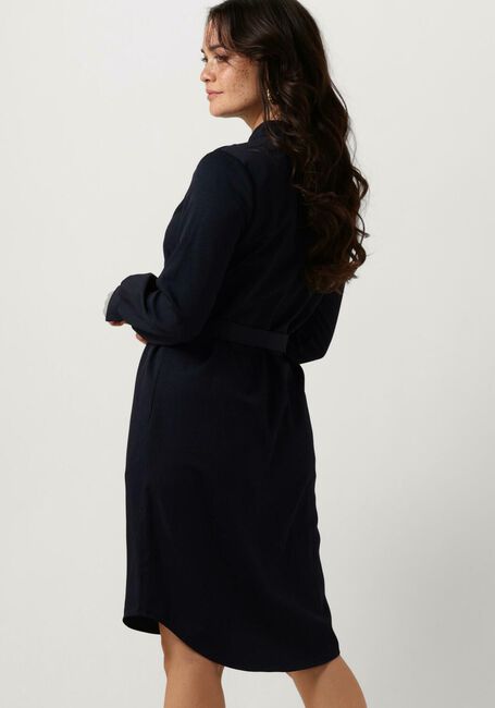 Donkerblauwe ANOTHER LABEL Mini jurk DALYCE DRESS L/S - large