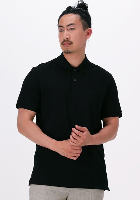 Zwarte BOSS BLACK Polo PALLAS - large
