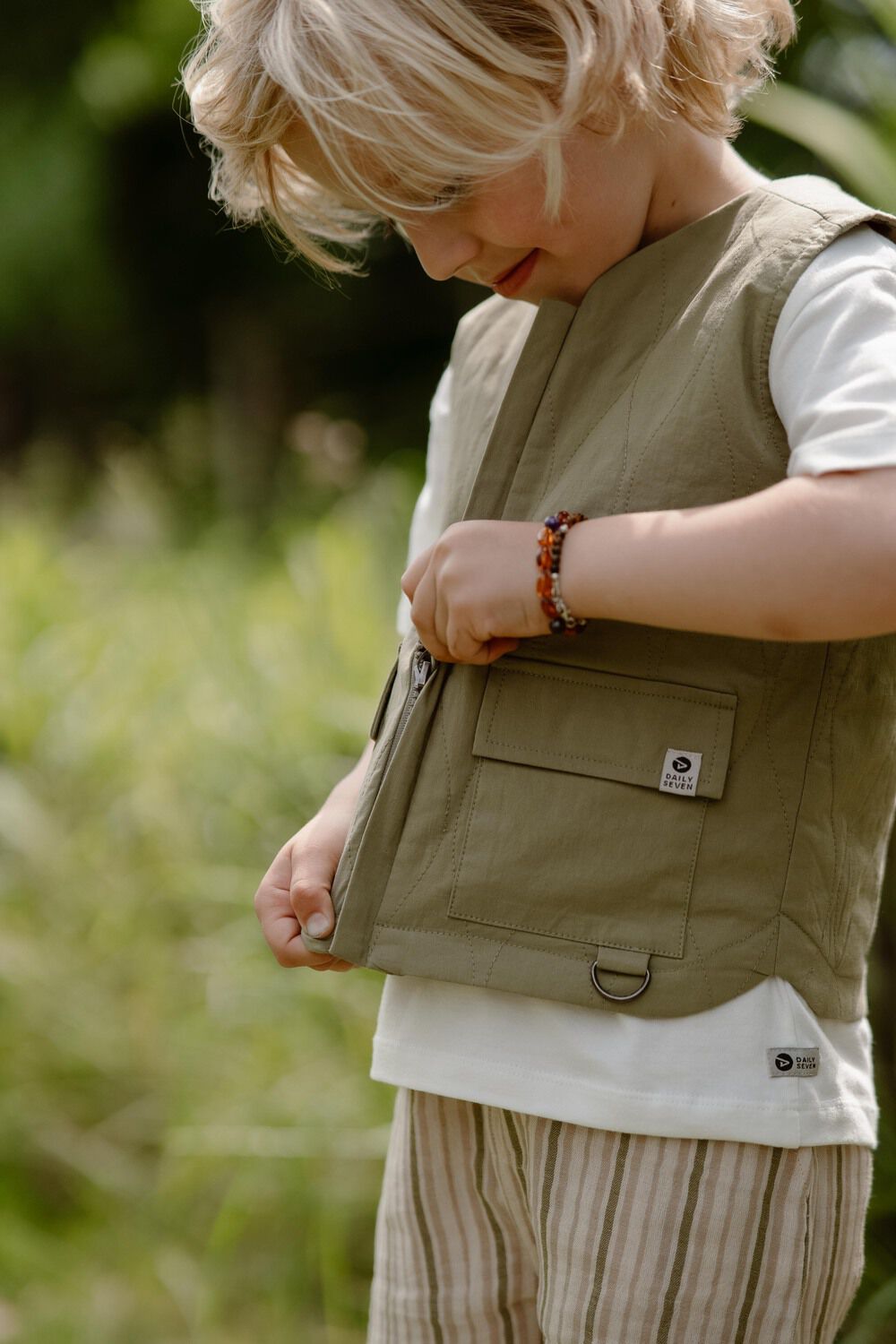 Groene DAILY7 Colberts BODYWARMER DAILY SEVEN - large