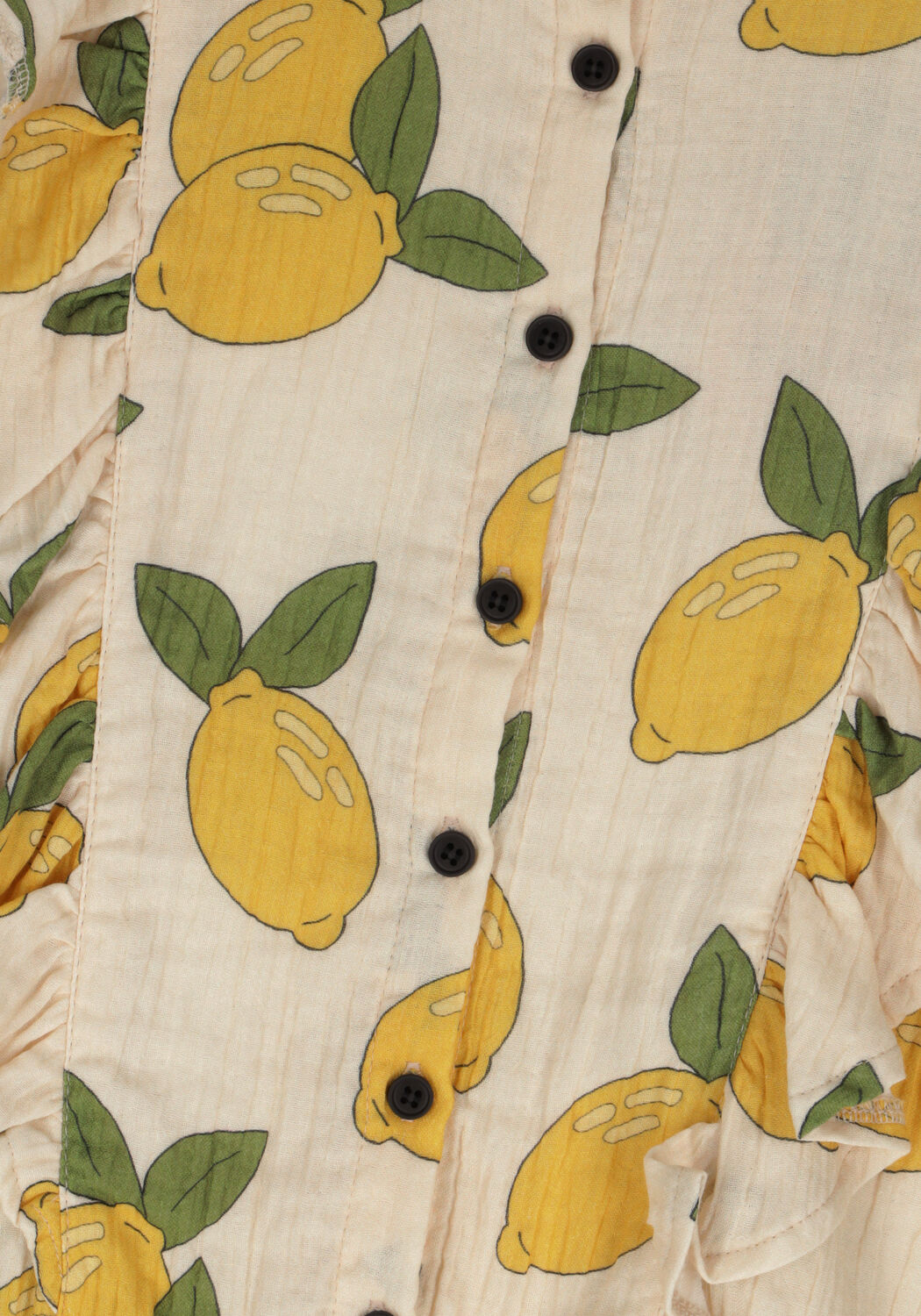 Gebroken wit CARLIJNQ Blouses LEMON - RUFFLED BLOUSE - large