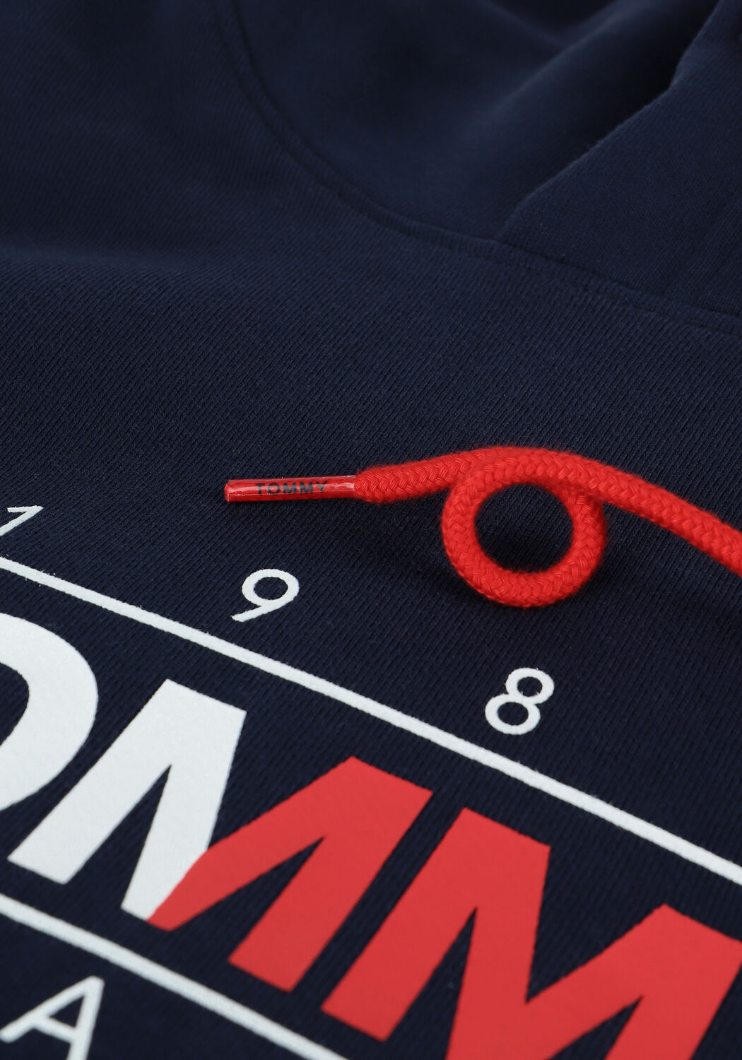 Donkerblauwe TOMMY JEANS Sweater TJM ESSENTIAL GRAPHIC HOODIE - large