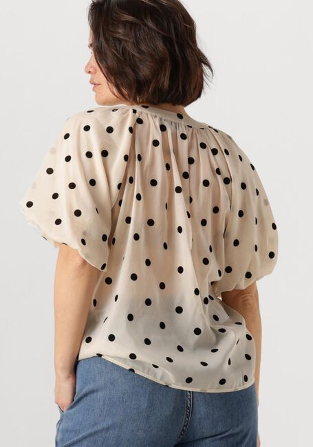 Gebroken wit LOLLYS LAUNDRY Blouses PINELL BLOUSE SS - large