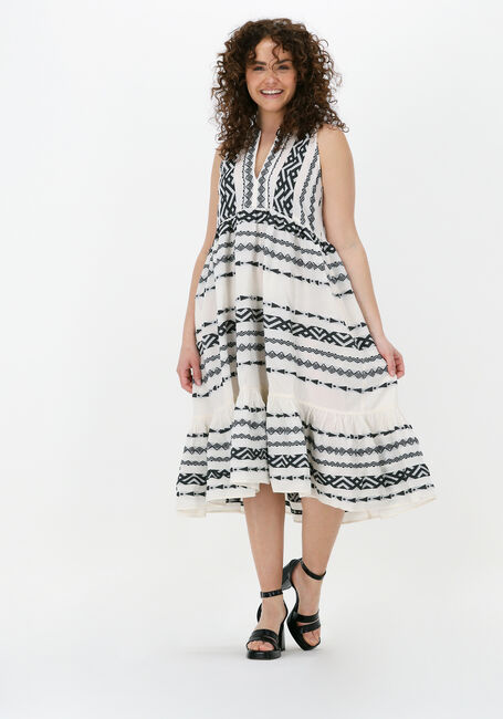Zwarte NEMA Midi jurk GLORIA - large