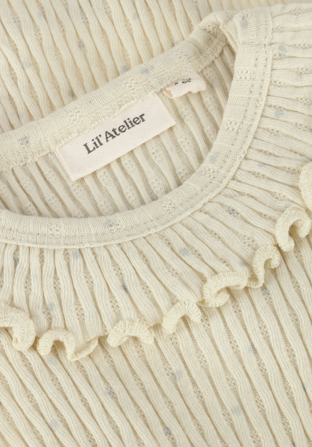 LIL' ATELIER Baby Rompers Nbffiducia Ls Slim Body Lil Ecru