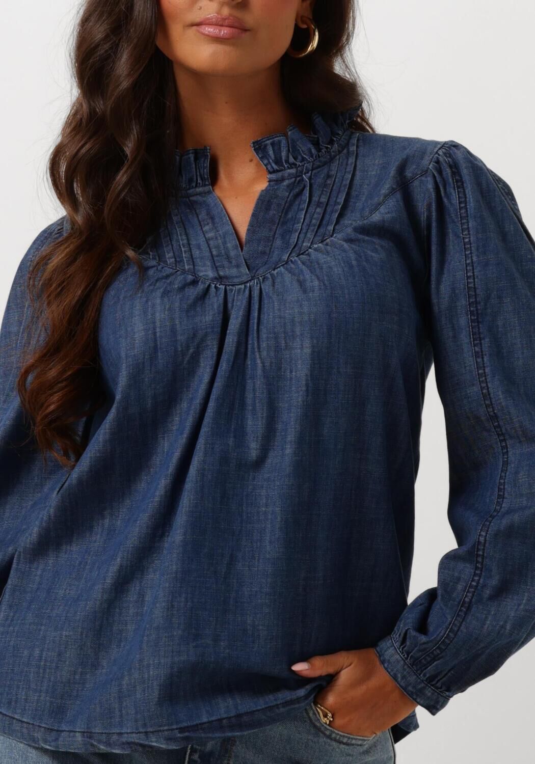 MOLIIN Dames Blouses Beatrix Blauw