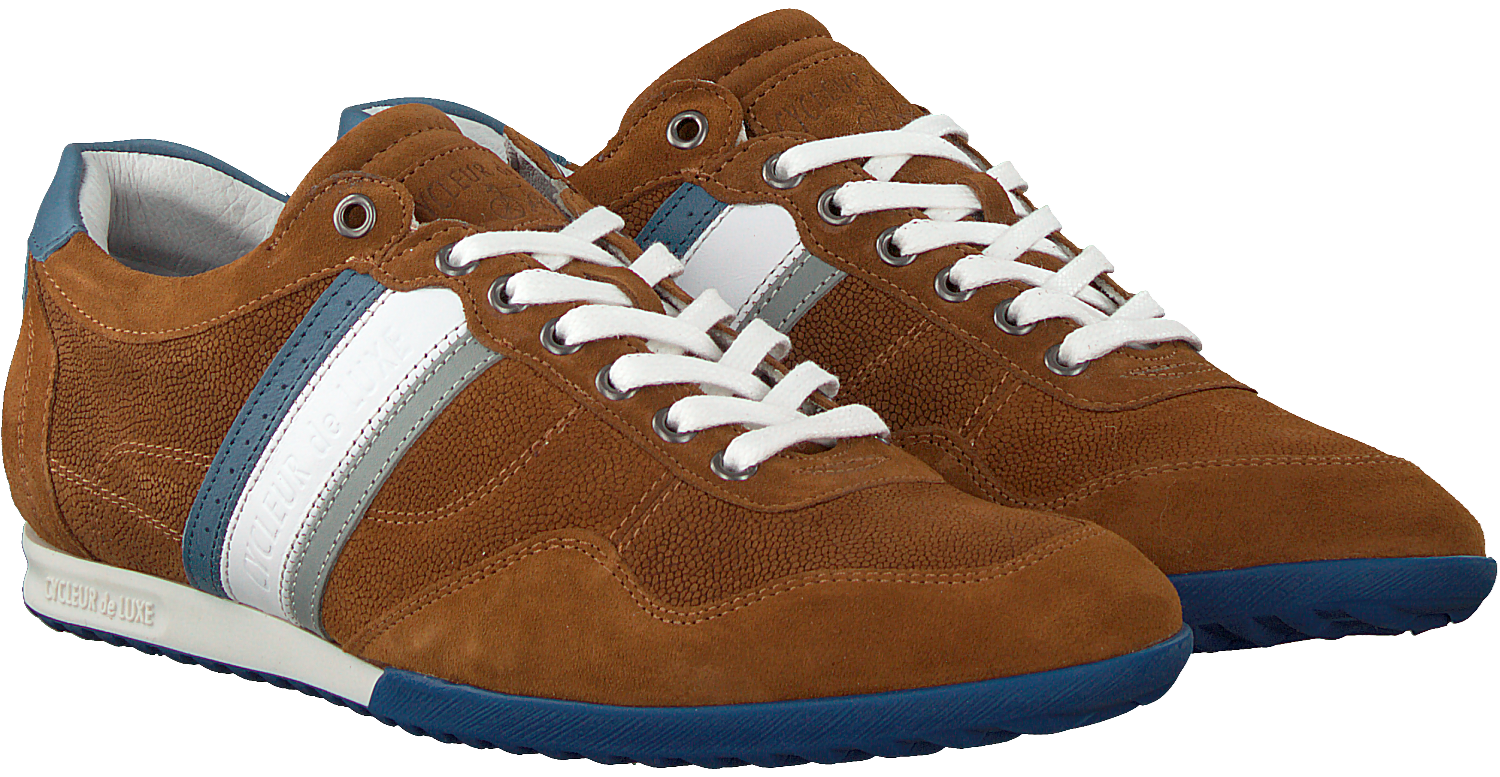 Cognac CYCLEUR DE LUXE Lage sneakers CRASH | Omoda