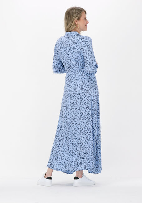 Blauwe Y.A.S. Maxi jurk YASCLORA 3/4 LONG SHIRT DRESS - large