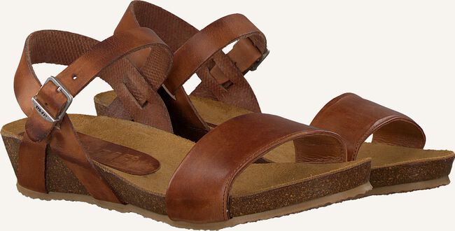 Cognac RED-RAG Platte sandalen 79198 Cognac RED-RAG Platte sandalen 79198 - large