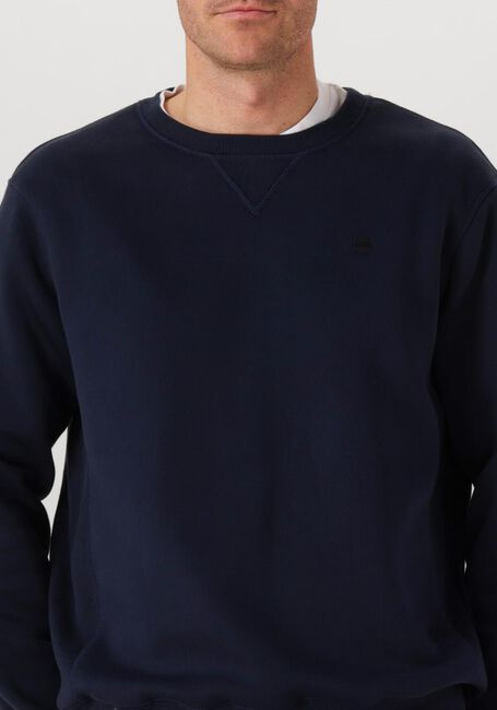 Donkerblauwe G-STAR RAW Sweater C235 - PACIOR SWEAT R - large