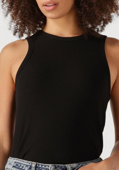 Zwarte SELECTED FEMME Top SLFANNA O-NECK TANK TOP - large