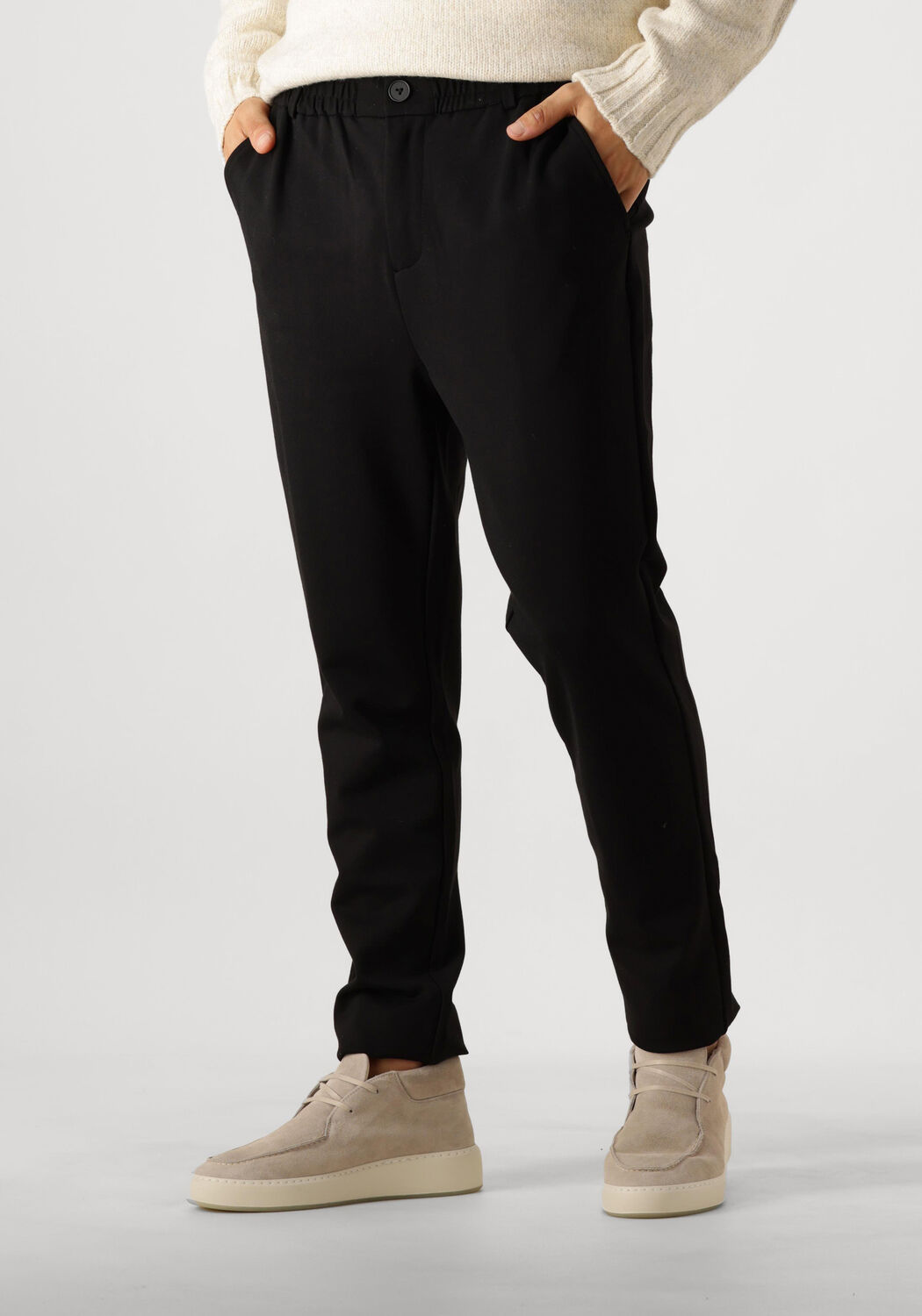 PURE PATH Heren Broeken Regular Fit Pants Smart504 Zwart