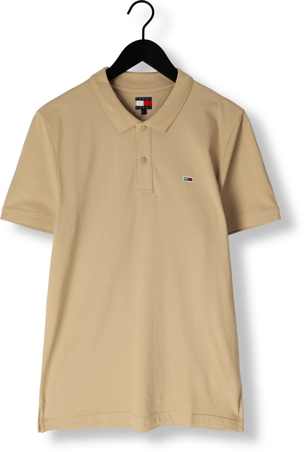 TOMMY JEANS Heren Polo's & T-shirts Tjm Slim Plancket Polo Ext Beige
