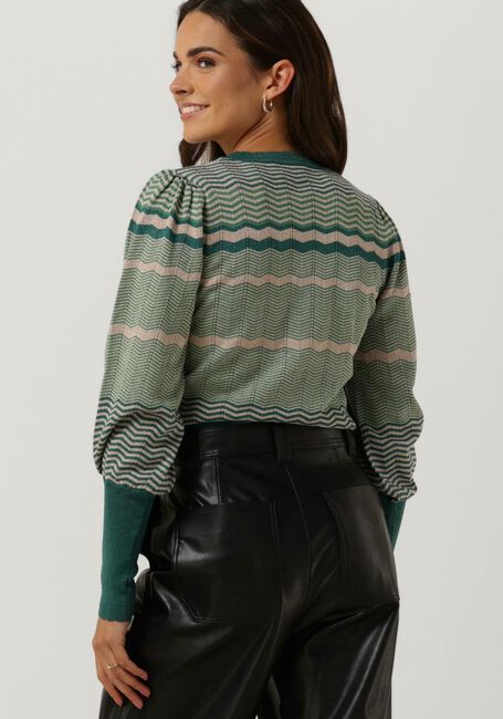 Groene NEO NOIR Trui DARY STRIPE KNIT BLOUSE - large