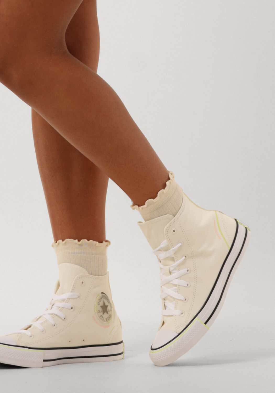 Witte CONVERSE Hoge sneakers CHUCK TAYLOR ALL STAR COLOR POP - large