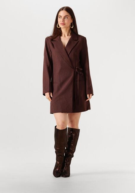 Bruine YDENCE Mini jurk DRESS APRIL - large