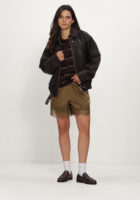 Groene GESTUZ Broeken GZLALOU HW SHORTS - large