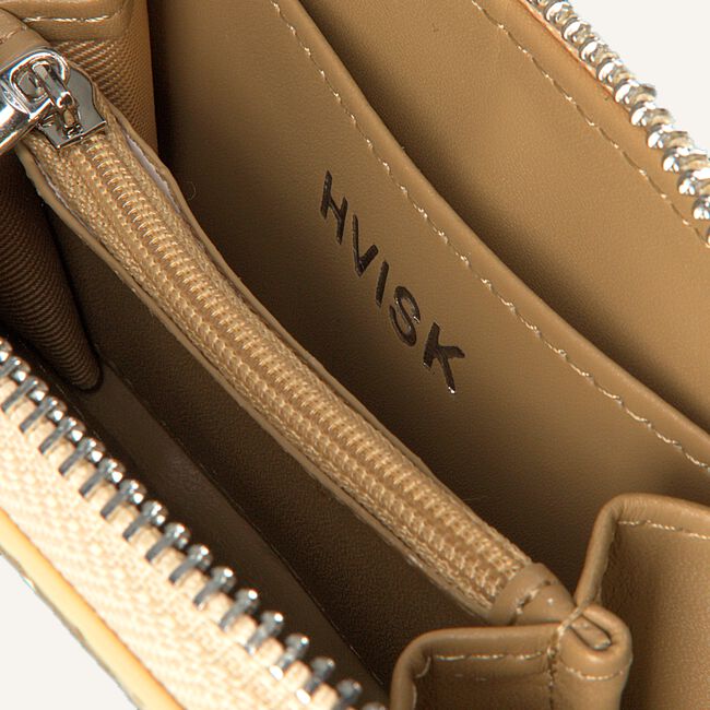 Beige HVISK Portemonnee WALLET ZIPPER CROCO Beige HVISK Portemonnee WALLET ZIPPER CROCO - large
