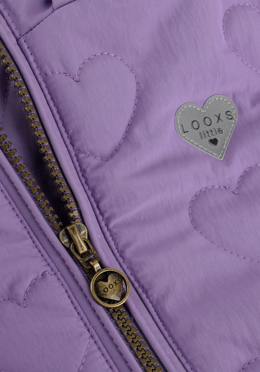 Paarse LOOXS Little Gewatteerde jas 2531-7240 - large