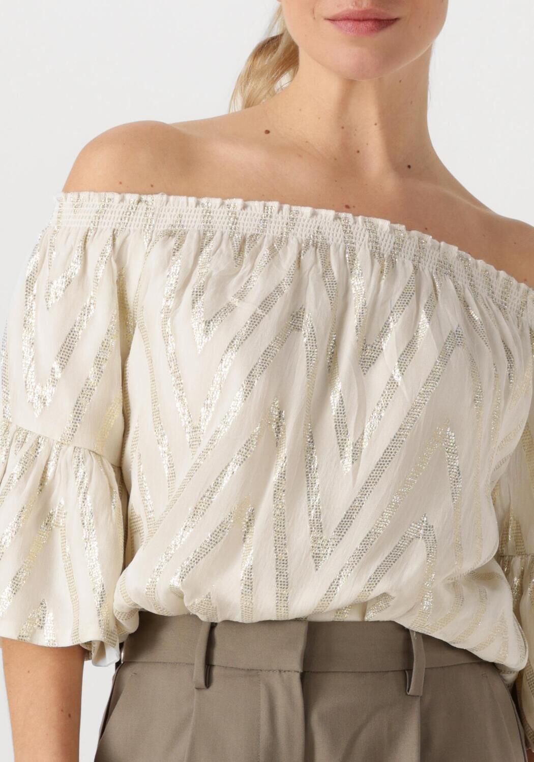 BRUUNS BAZAAR Dames Tops & T-shirts Carlis Blouse Ecru