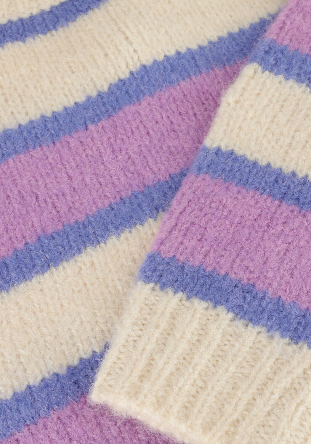 DAILY7 Meisjes Truien & Vesten Knitted Sweat Fancy Stripe Zand