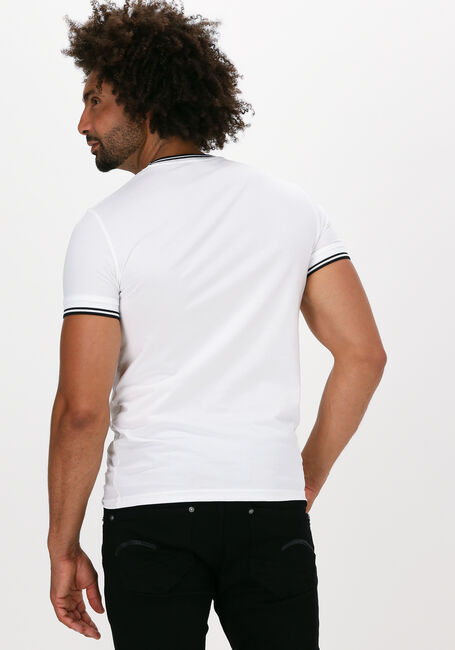 Witte FRED PERRY T-shirt TWIN TIPPED T-SHIRT - large