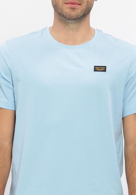 Lichtblauwe PME LEGEND T-shirt SHORT SLEEVE R-NECK GUYVER TEE - large