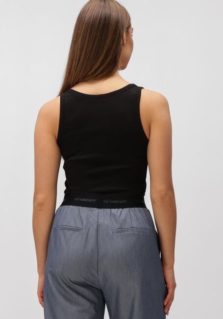 Zwarte CO'COUTURE Top GRANNY RIB SOLID EMB TANK - large