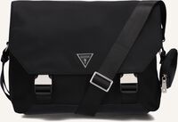 Zwarte GUESS Schoudertas ROMA FLAP - medium