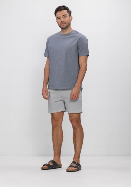 Blauwe PROFUOMO T-shirt T-SHIRT CREW NECK MERCERIZED STRETCH PIQUE - large