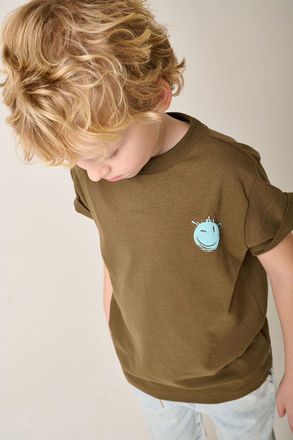 Khaki TUMBLE 'N DRY T-shirt SURFACE - large