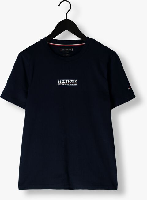Donkerblauwe TOMMY HILFIGER T-shirt SMALL HILFIGER TEE - large
