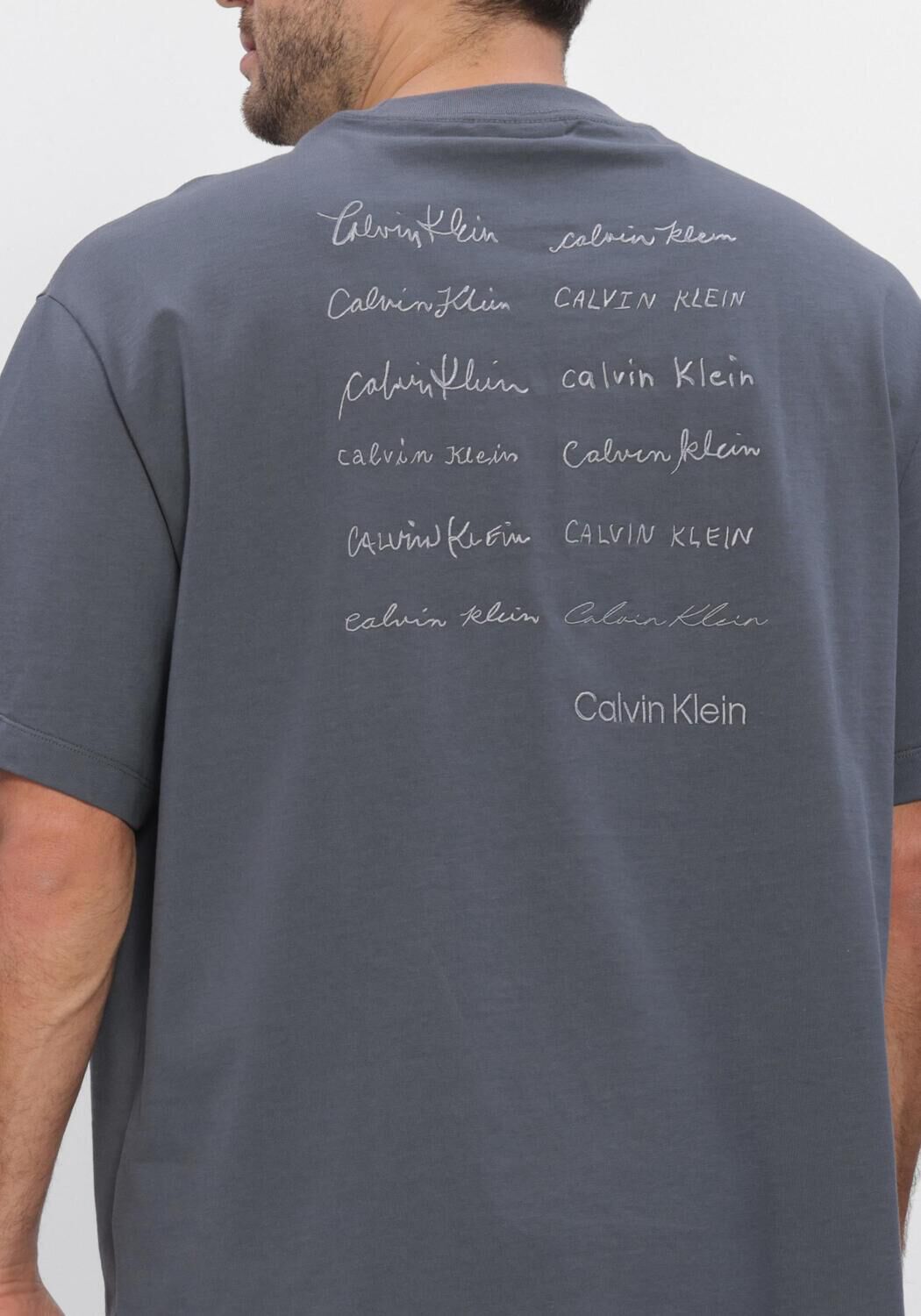 Grijze CALVIN KLEIN T-shirt 16S APRIL GRAPHIC SEASONAL FASHI - large