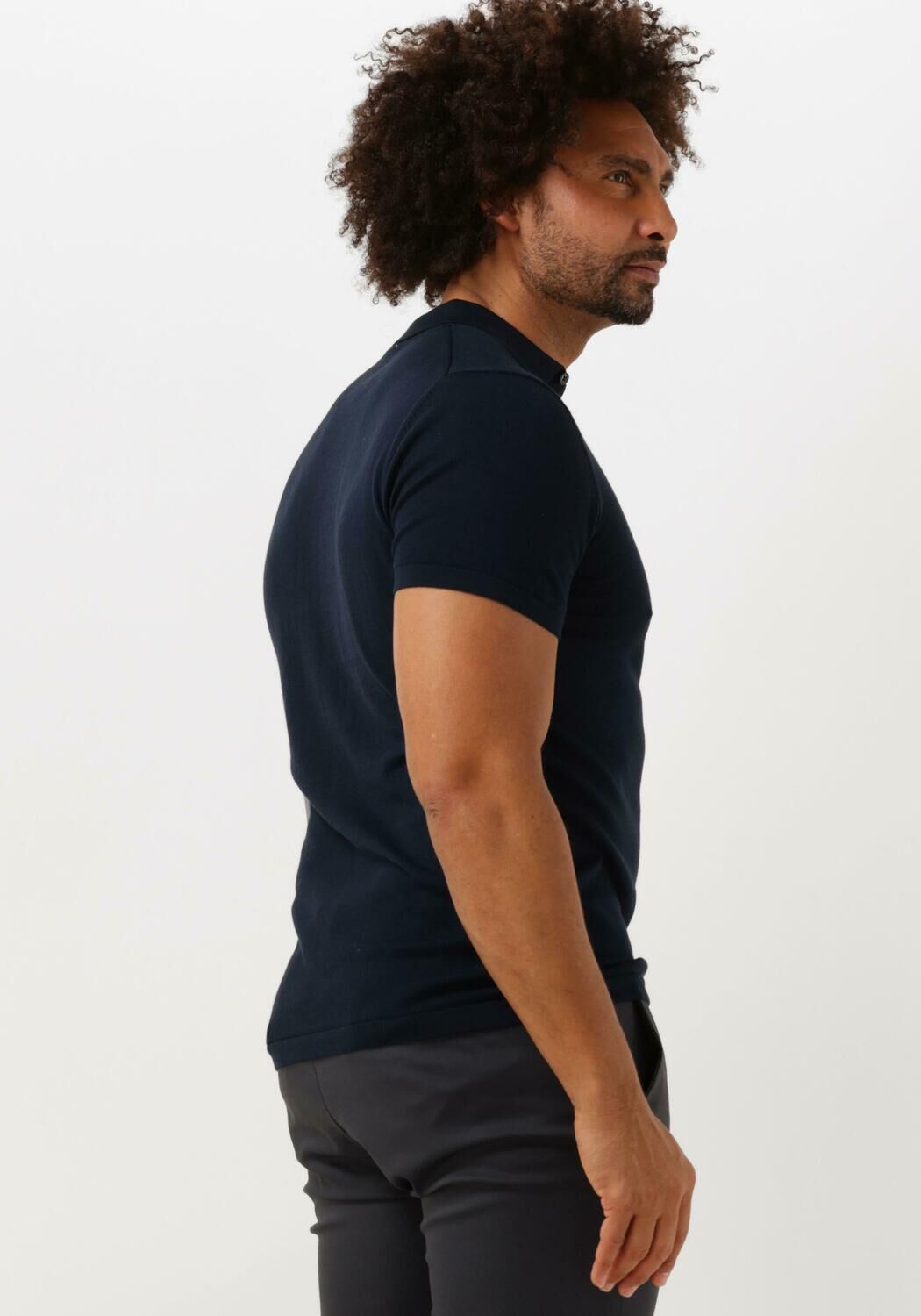 DSTREZZED Heren Polo's & T-shirts Ds_camilo Polo Donkerblauw
