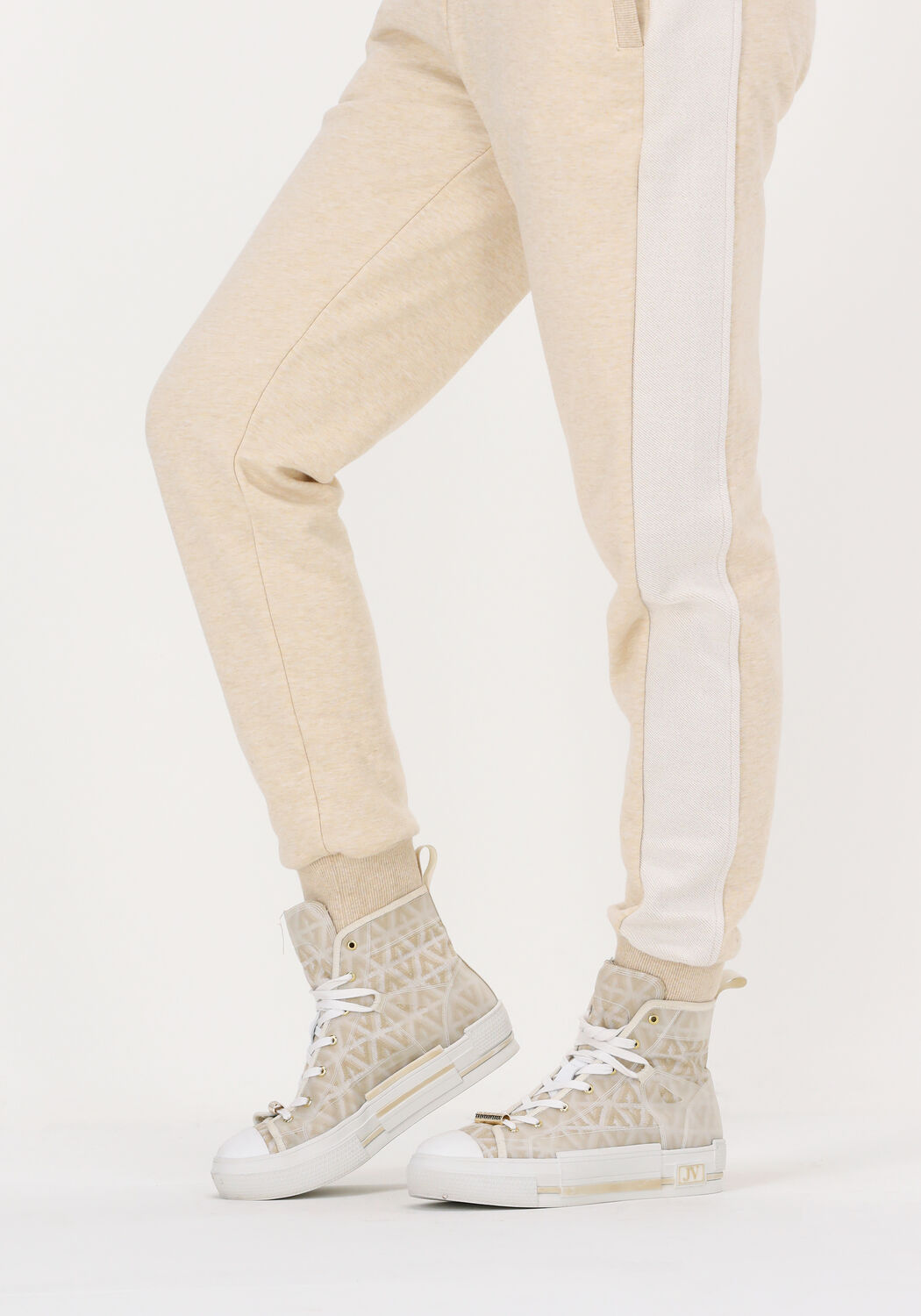 Beige JOSH V Hoge sneaker SHELLY | Omoda
