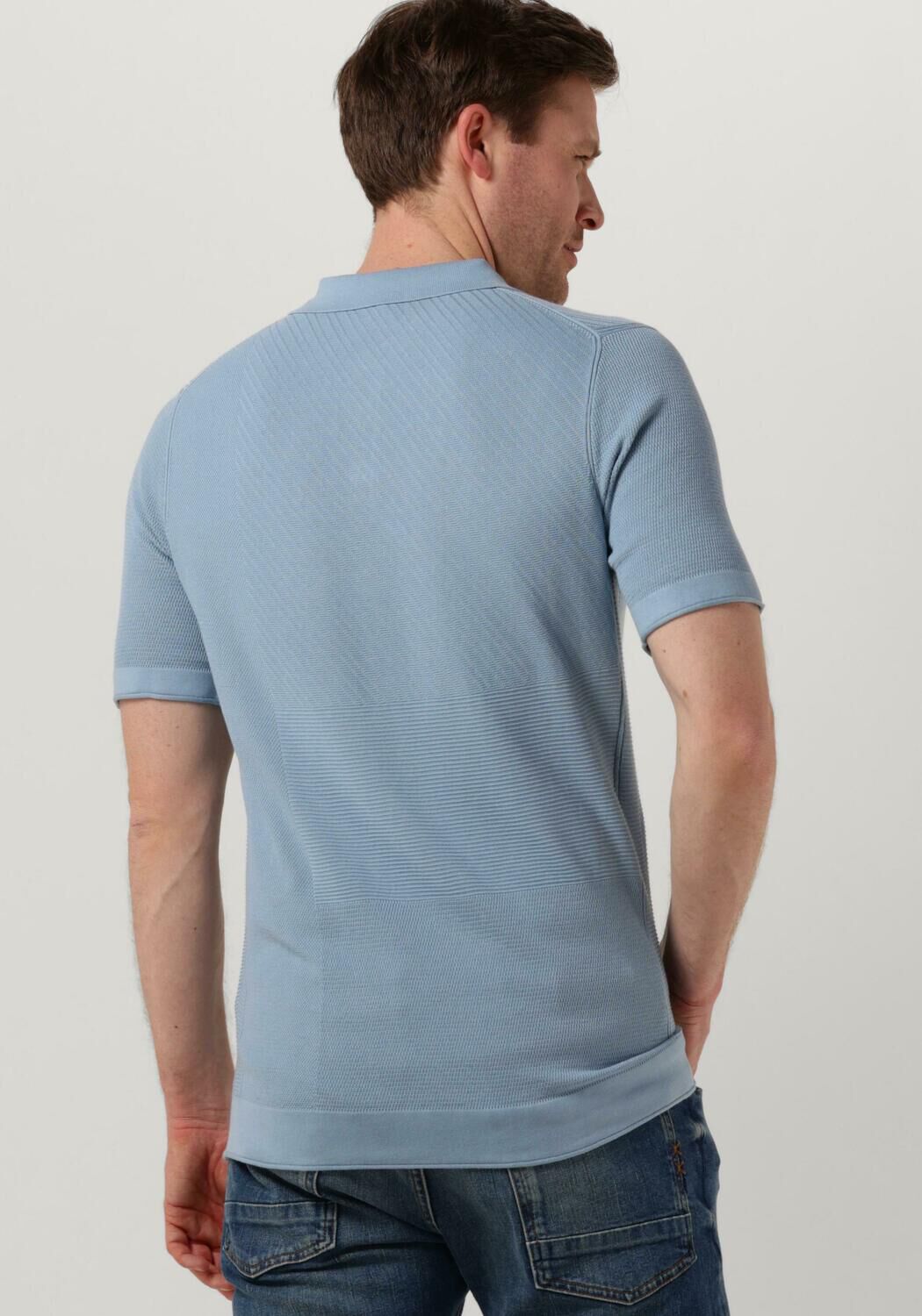 Cast iron on sale polo blauw