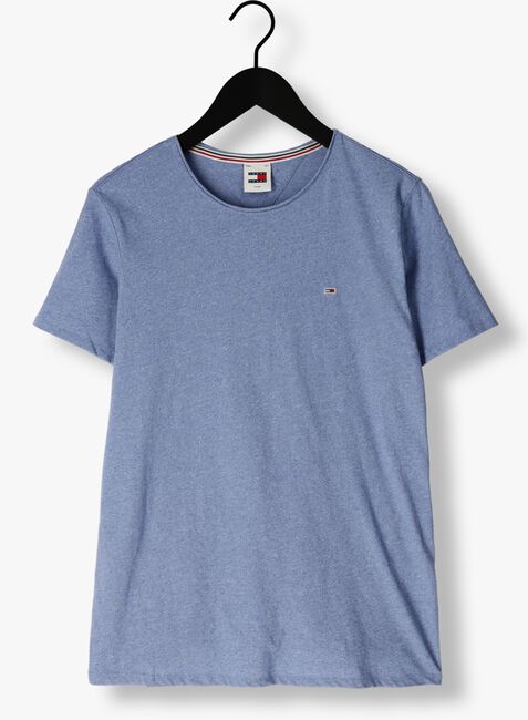 Blauwe TOMMY JEANS T-shirt TJM XSLIM JASPE C NECK - large
