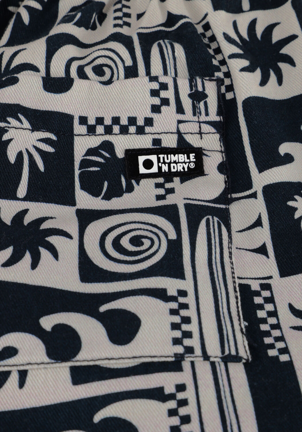 Zwarte TUMBLE 'N DRY Korte broek PALM COVE - large