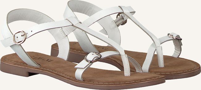 Witte LAZAMANI Platte sandalen 75.501 Witte LAZAMANI Platte sandalen 75.501 - large