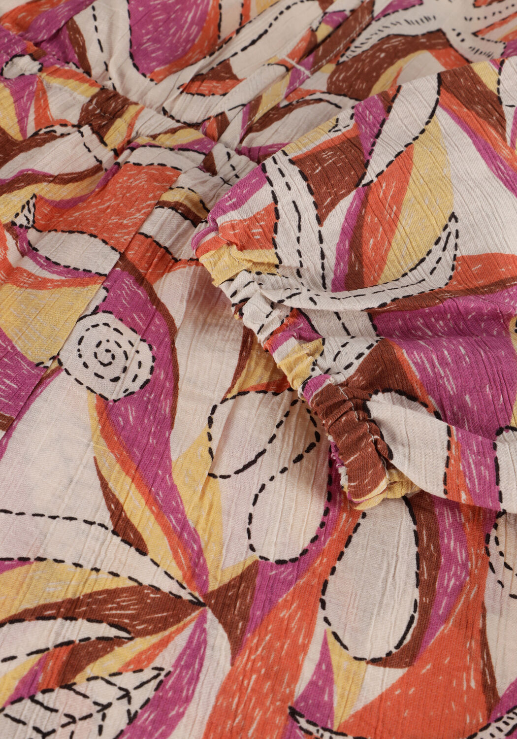 Multi CATWALK JUNKIE Mini jurk V-NECK DRESS WITH STRAPS DETAIL - large