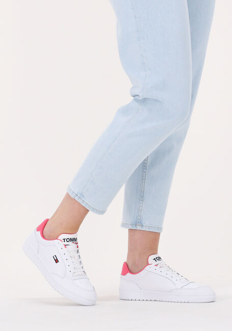 Witte TOMMY JEANS Lage sneakers CITY CUPSOLE WMN - large
