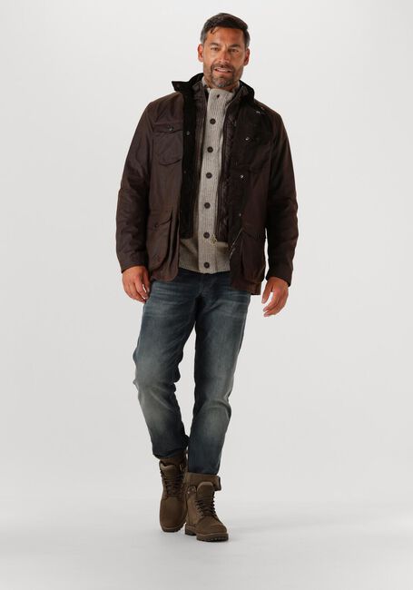Bruine BARBOUR Jack OGSTON WAX JACKET - large