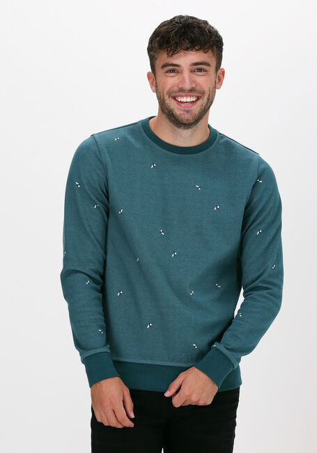 Groene KULTIVATE Sweater SW NEW REVERSED - large