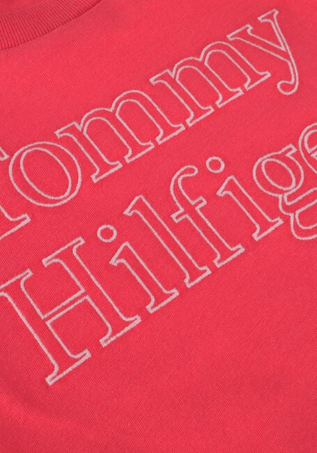 Roze TOMMY HILFIGER T-shirt TOMMY HILFIGER STITCH TEE S/S - large