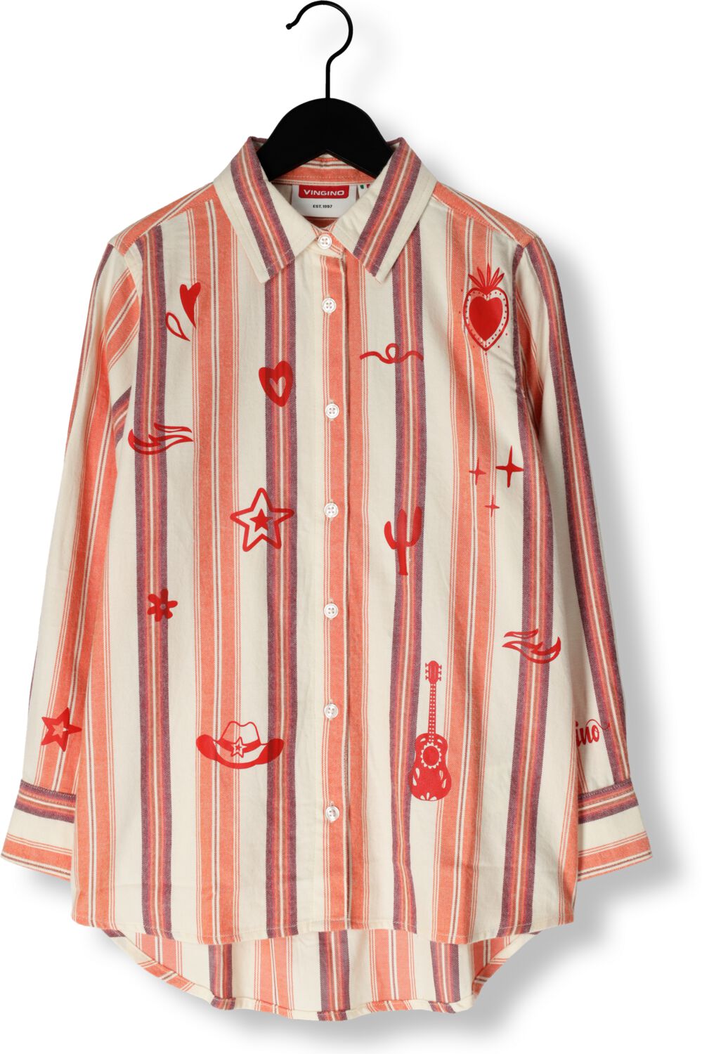 VINGINO Meisjes Blouses Lune Rood