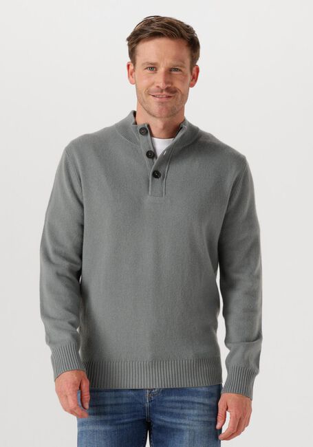 Groene STEFANO LAURAN Trui HALF ZIP L - large